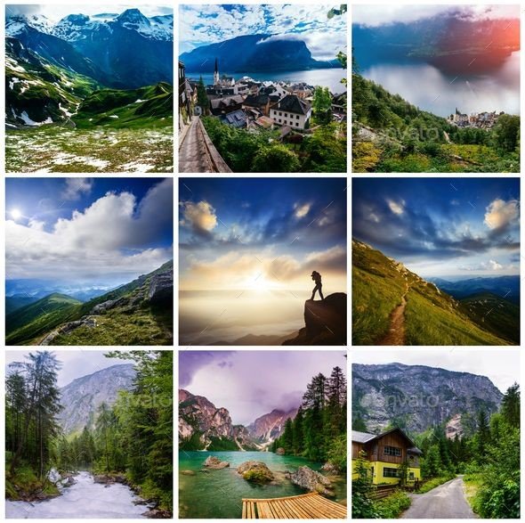 Scenic view of a hidden travel gem with mountains, coastal villages, or untouched nature, representing underrated destinations 2025.