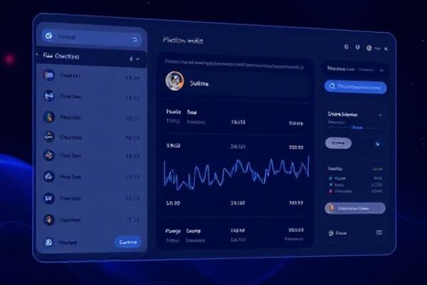 Photon crypto platform interface showing phantom wallet connection for seamless Solana blockchain trading and meme coin transactions.
