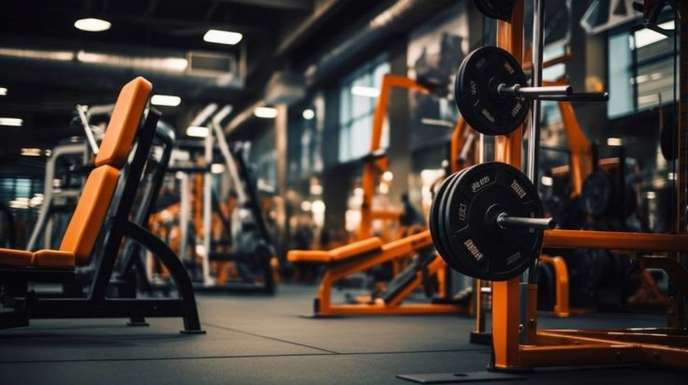 Top gym products name list showing essential fitness equipment like dumbbells, treadmills, resistance bands, and benches for home and commercial gym setups.