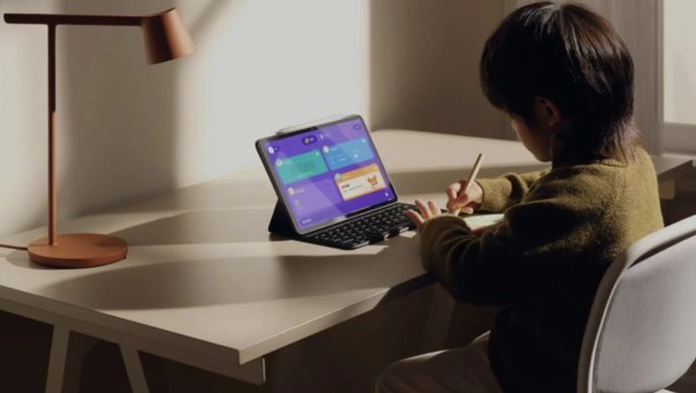 A confident toddler dressed in a business suit holding a briefcase, symbolizing early ambition and the concept behind What Are Business Baby's Power.