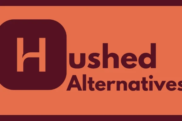 "Smartphone screen showing various Hushed alternatives for private calling and texting apps"