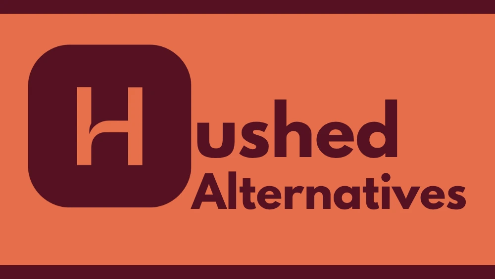 "Smartphone screen showing various Hushed alternatives for private calling and texting apps"