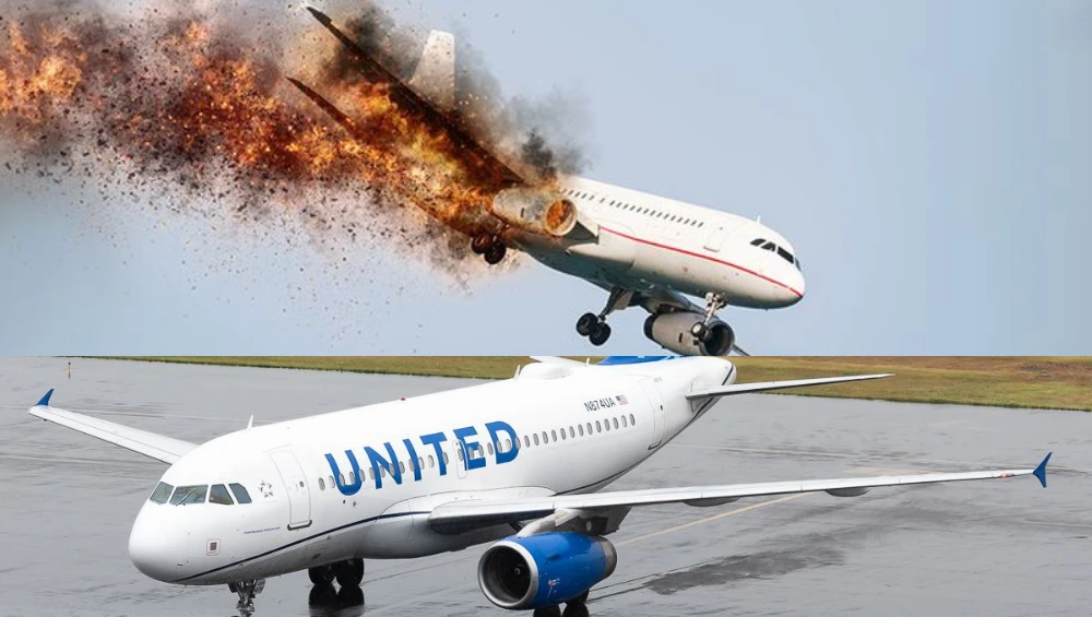 United Airlines Flight UA770 emergency diversion captured on the tarmac after an unscheduled landing