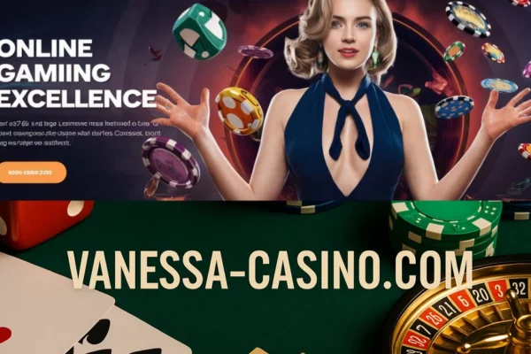 Vanessa‑Casino.com 8002662278 contact and support information displayed on the website interface