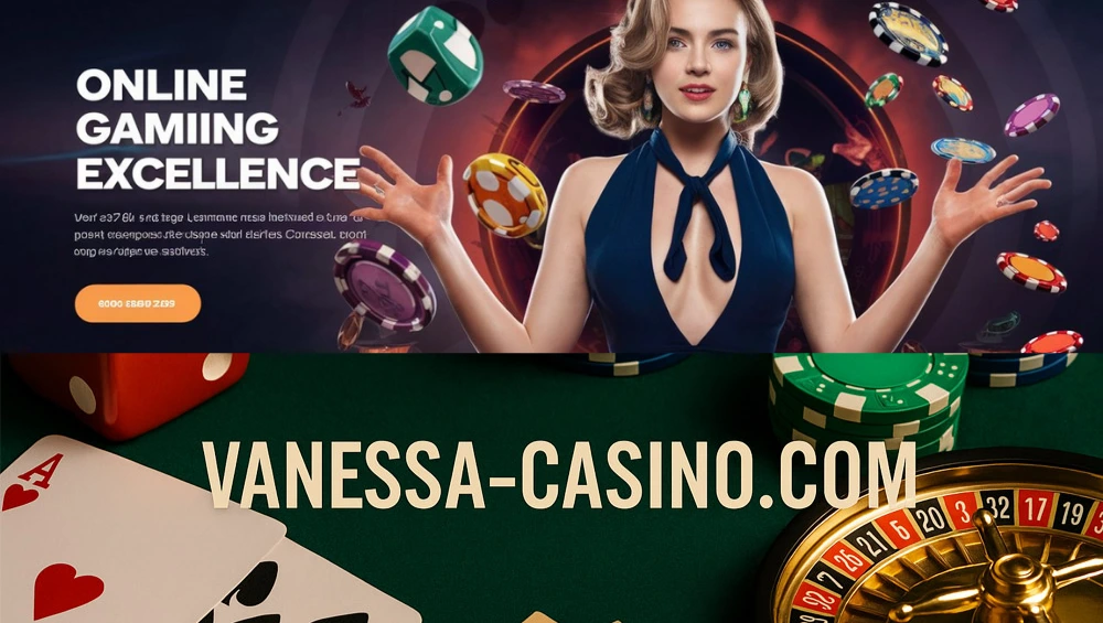 Vanessa‑Casino.com 8002662278 contact and support information displayed on the website interface