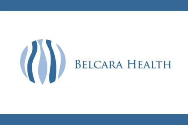 Exterior view of Belcara Health clinic, a modern facility offering cosmetic and wellness services.