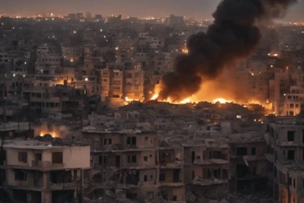 Destroyed buildings and rubble in Gaza city illustrating the Gaza Ceasefire Aftermath.
