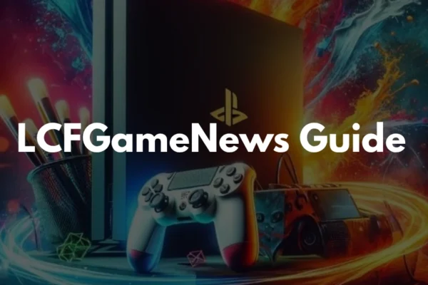 Screenshot of the LCFGameNews Guide interface showing game tips, updates, and walkthrough navigation.