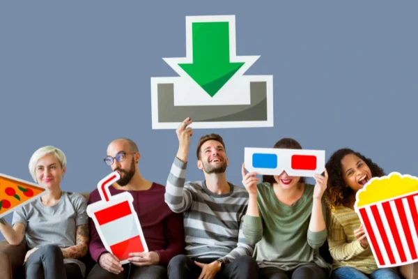 Comparison chart showing hdhubfu risks versus safe legal streaming platforms like Netflix, Amazon Prime, and Disney Plus