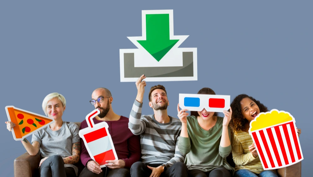 Comparison chart showing hdhubfu risks versus safe legal streaming platforms like Netflix, Amazon Prime, and Disney Plus