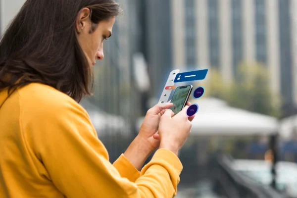 Person holding smartphone receiving number avstarnews real-time breaking news alerts and notifications from Avstarnews platform