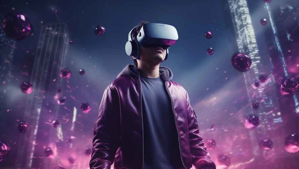 Tech giants envision future beyond smartphones showing AR glasses, VR headsets, and wearable AI devices replacing traditional phones